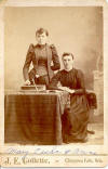 Mary and Anna Pecha, ca 1893-94