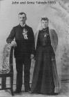 John Yakesh and Anna Pecha's Wedding, 1895